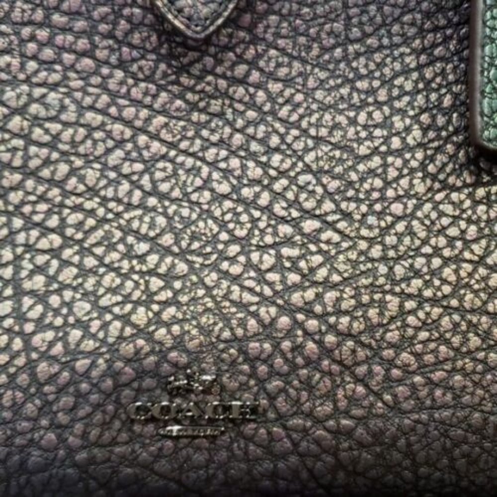 RARE!!! 🦄LARGE🦄 COACH MERCER 30 HOLOGRAM OIL-SLICK MERMAID SATCHEL - Picture 8 of 14